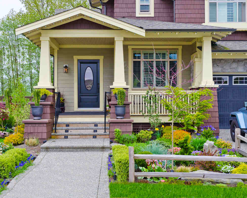  belle entrée d'une maison